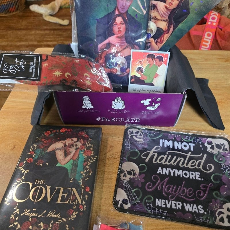 Faecrate August 2024 full box - The Coven