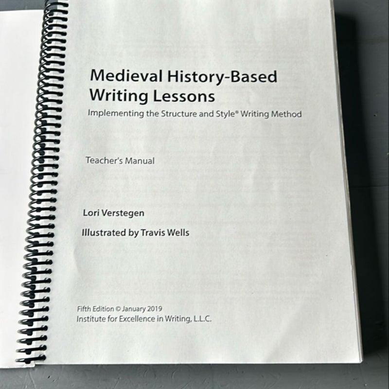 IEW Medieval History Writing Teacher