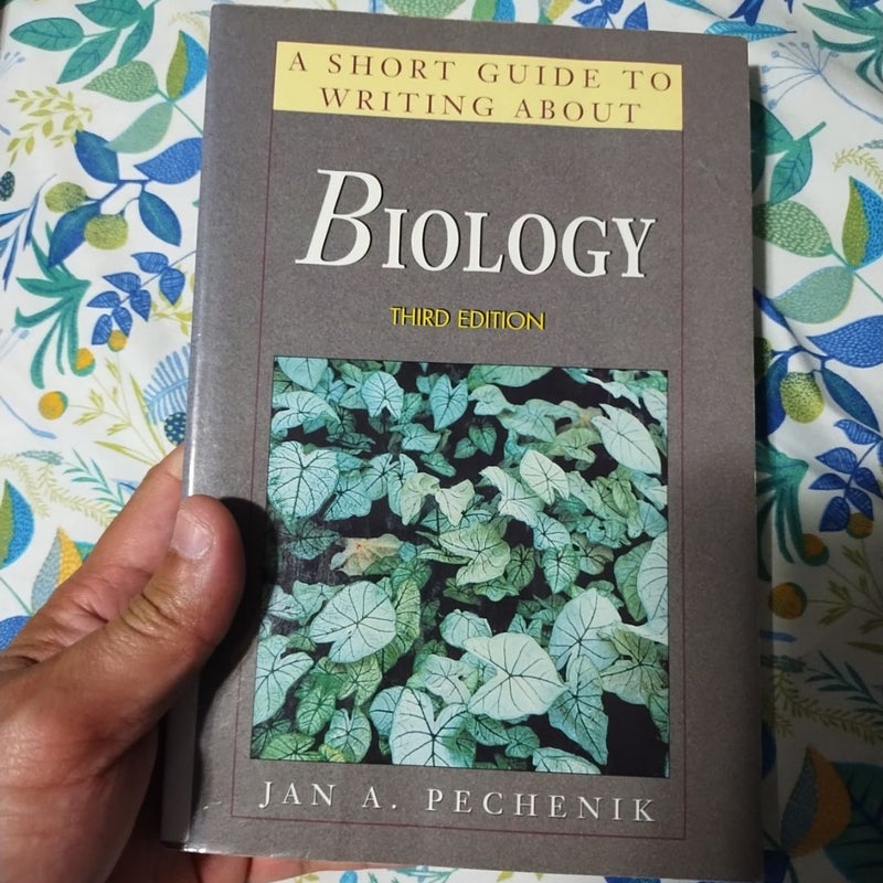 A Short Guide to Writing about Biology