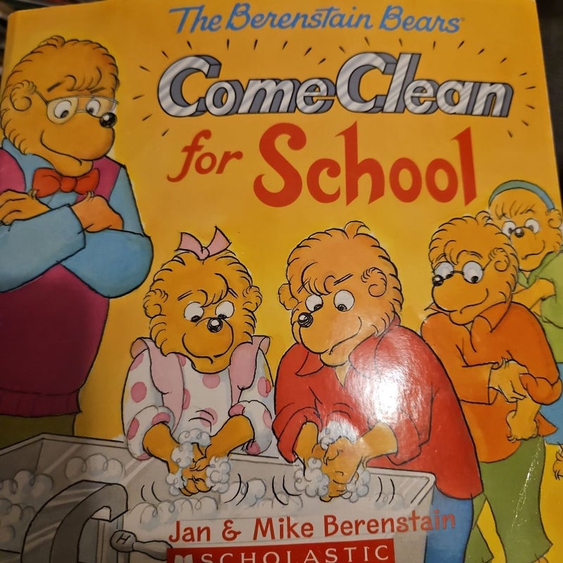 The Berenstain bears come clean for school.