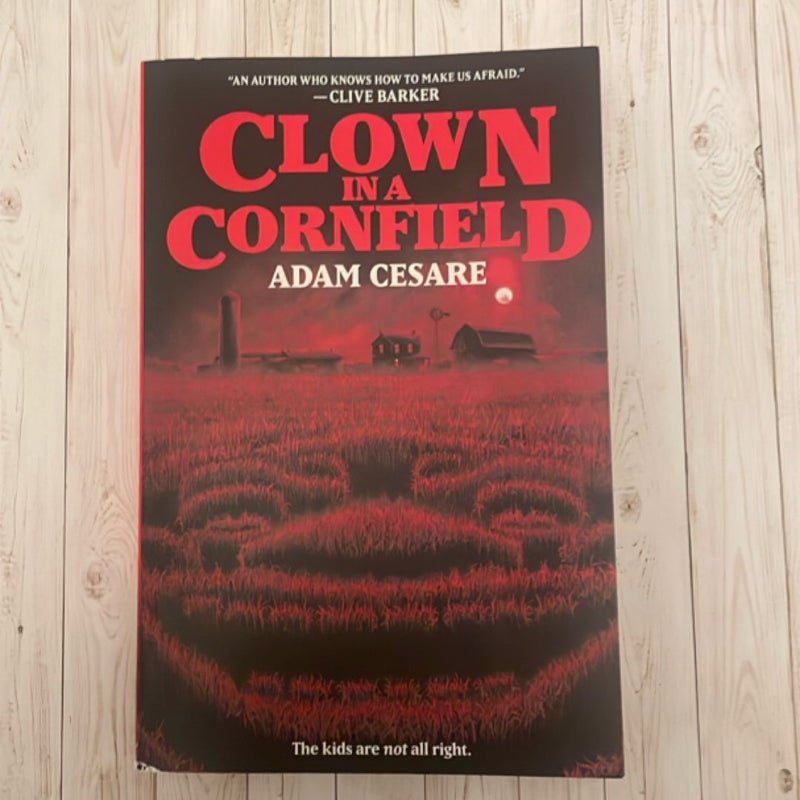 Clown in a Cornfield