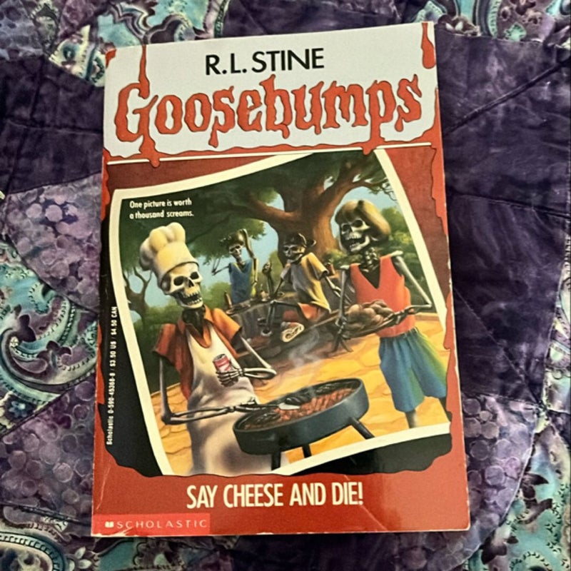 FIRST EDITION Goosebumps Say Cheese And Die!