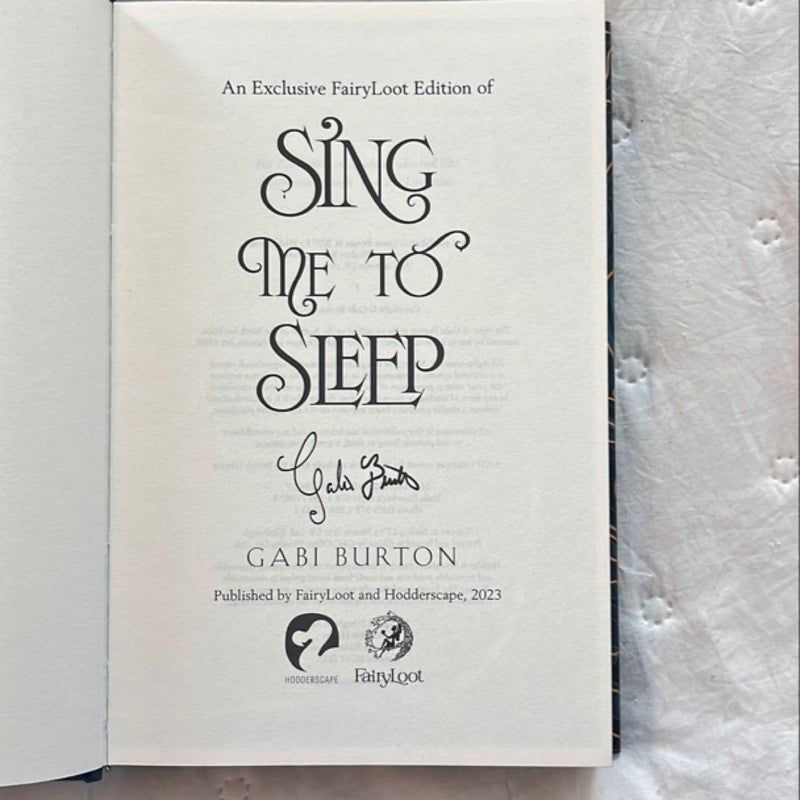 Sing Me to Sleep (Exclusive Fairyloot Edition)