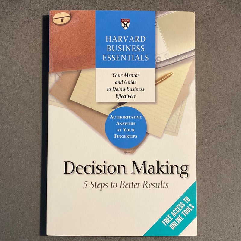 Harvard Business Essentials Decision M