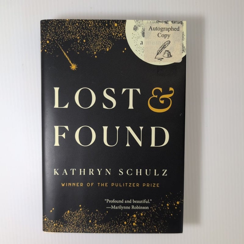 Lost and Found *SIGNED FIRST EDITION*