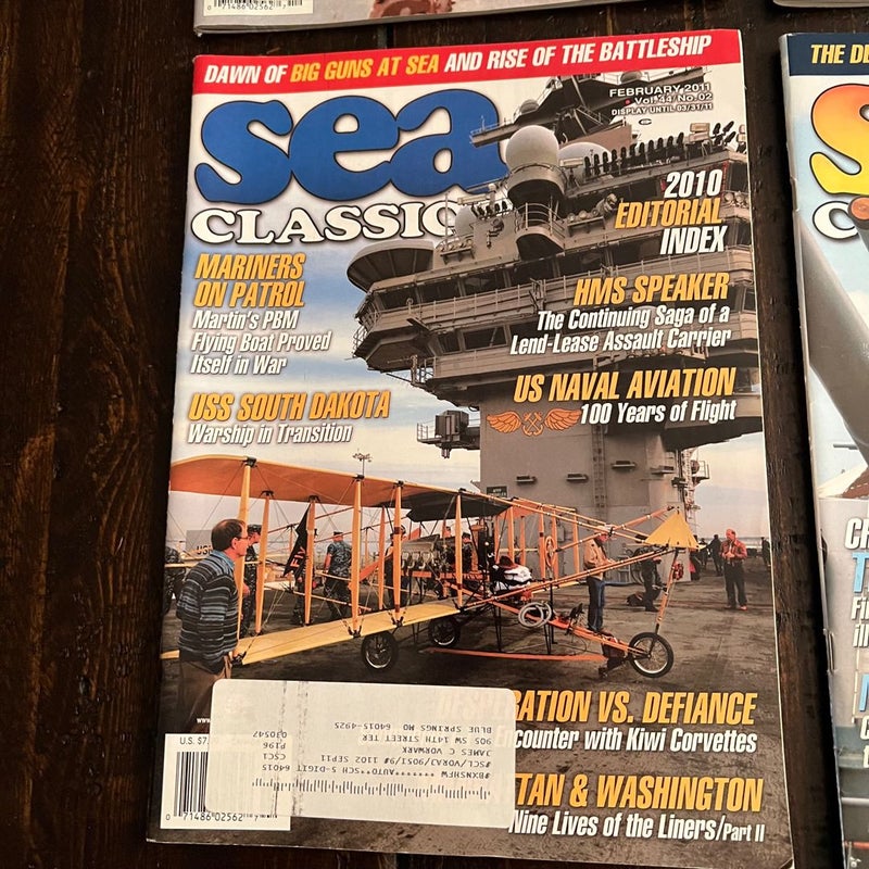 Sea Classic Magazines Set of 4
