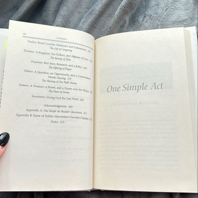 One Simple Act