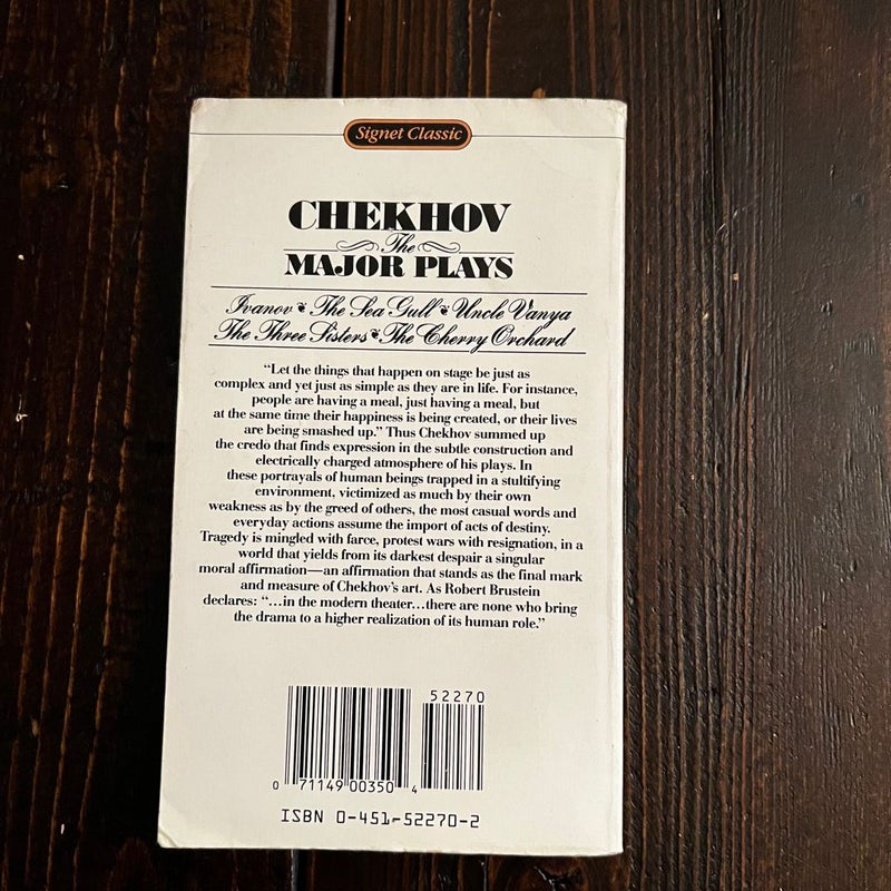 Chekhov The Major Plays