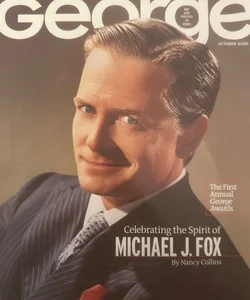 George Magazine Oct 2000 Michael J Fox 5th Aniv. Collectors Edition Damage C2