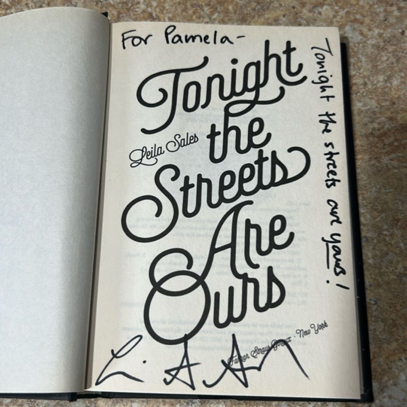 Tonight the Streets Are Ours 