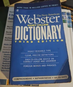 The New American Webster Handy College Dictionary