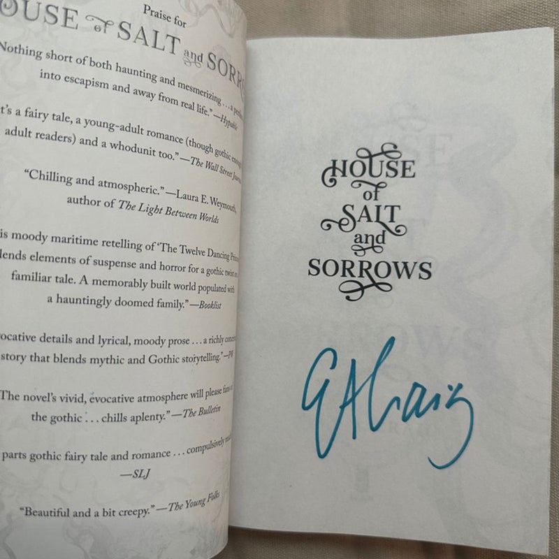 Sisters of Salt & Small Favors house of roots and ruin Signed Special edition