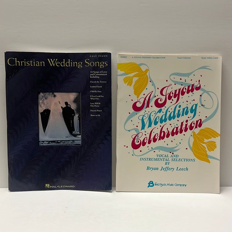 Christian Wedding Piano/Vocal/Guitar Sheet Music Songbook