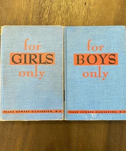 For Girls Only and For Boys Only by (ACCEPTABLE)