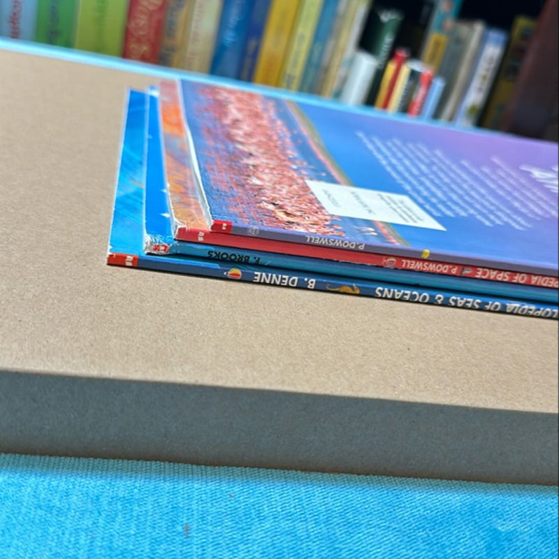A lot of 4 “The Usborne First encyclopedia” books