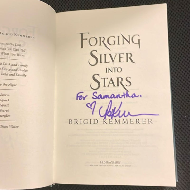 Forging Silver into Stars - Signed and Personalized 