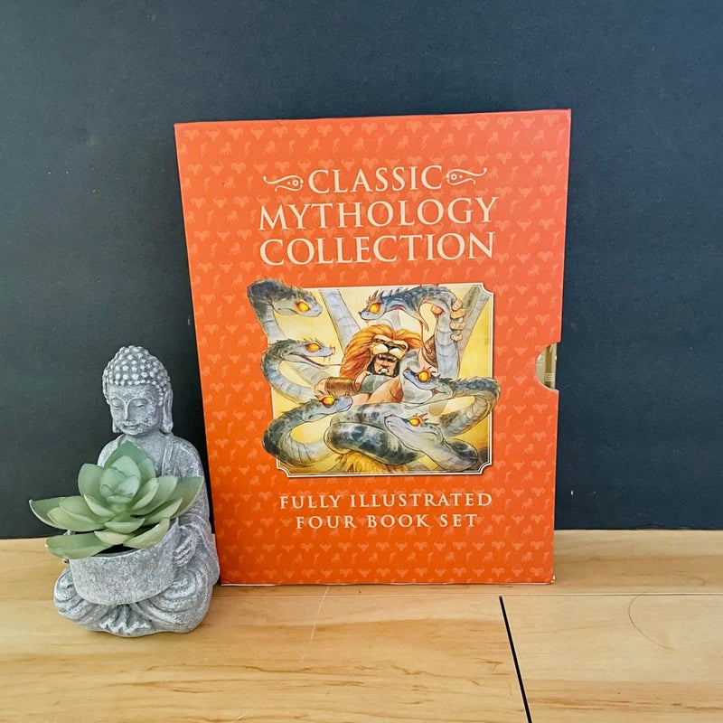 Classic Mythology Collection Set of 4; Theseus & the Minotaur, Jason & the Golden Fleece, Twelve Tasks of Hercules, Perseus & Medusa