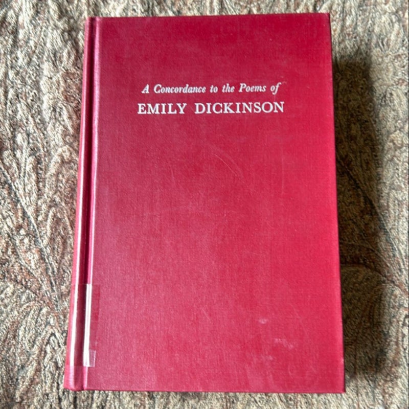 A Concordance to the Poems of Emily Dickinson