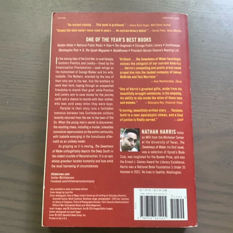 The Sweetness of Water (Oprah's Book Club)