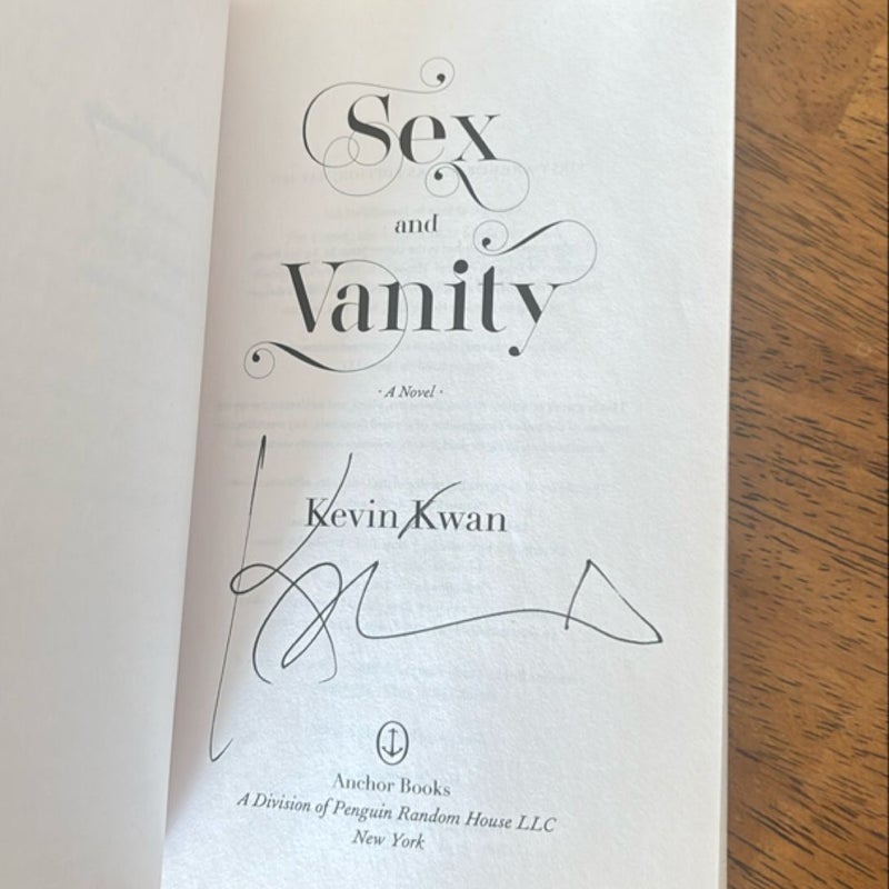 Sex and Vanity *SIGNED*