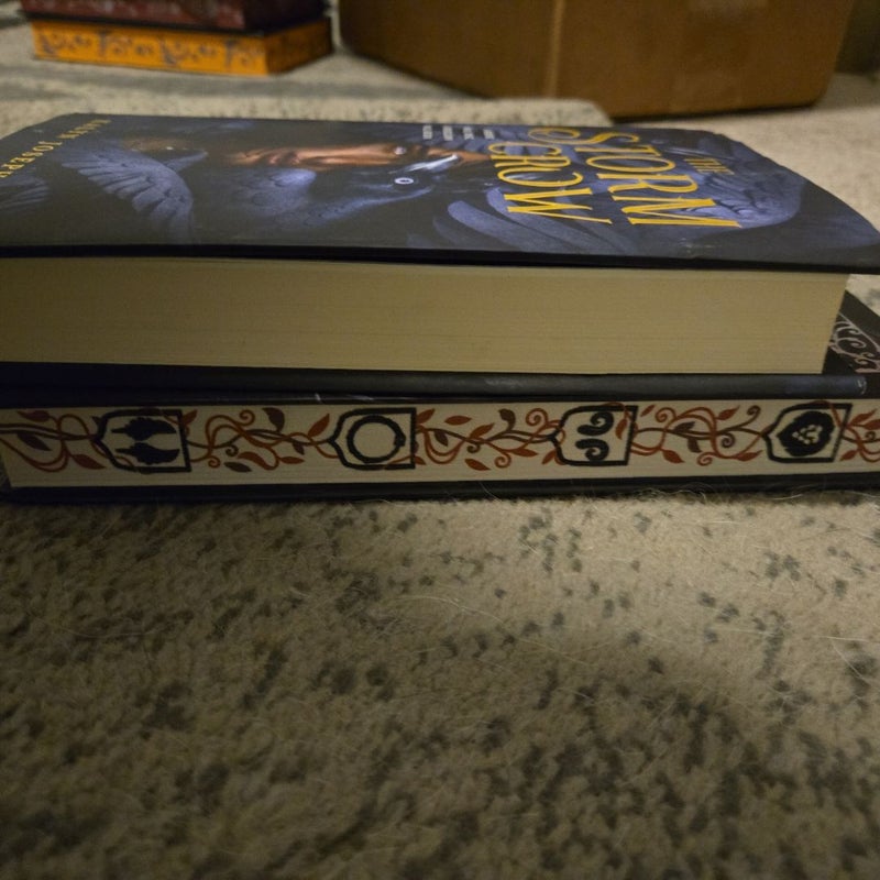 Signed bookish box young adult fantasy this dark descent the storm crow