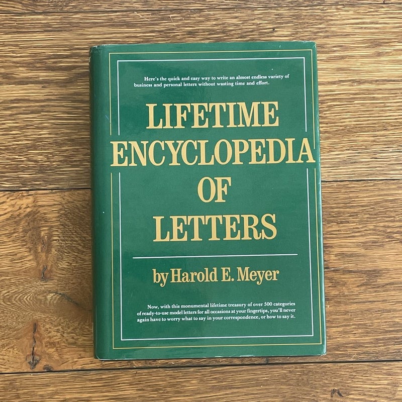 Lifetime Encyclopedia of Letters