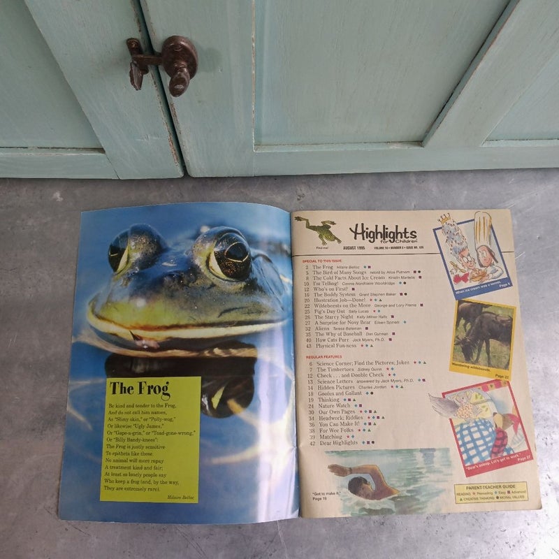 Highlights For Children - August 1995, Volume 50 Number 8 