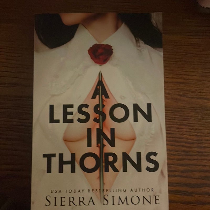 A Lesson in Thorns SIGNED 