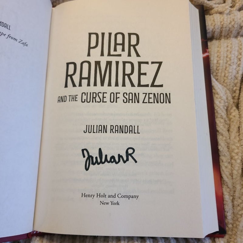 Pilar Ramirez and the Escape from Zafa Signed 