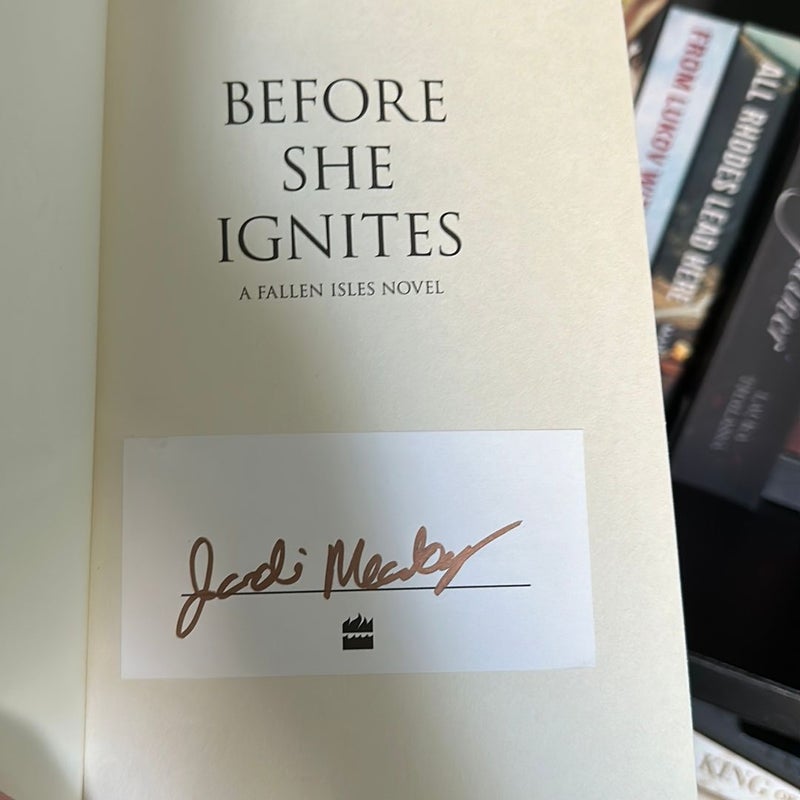 Before She Ignites Owlcrate Signed Edition