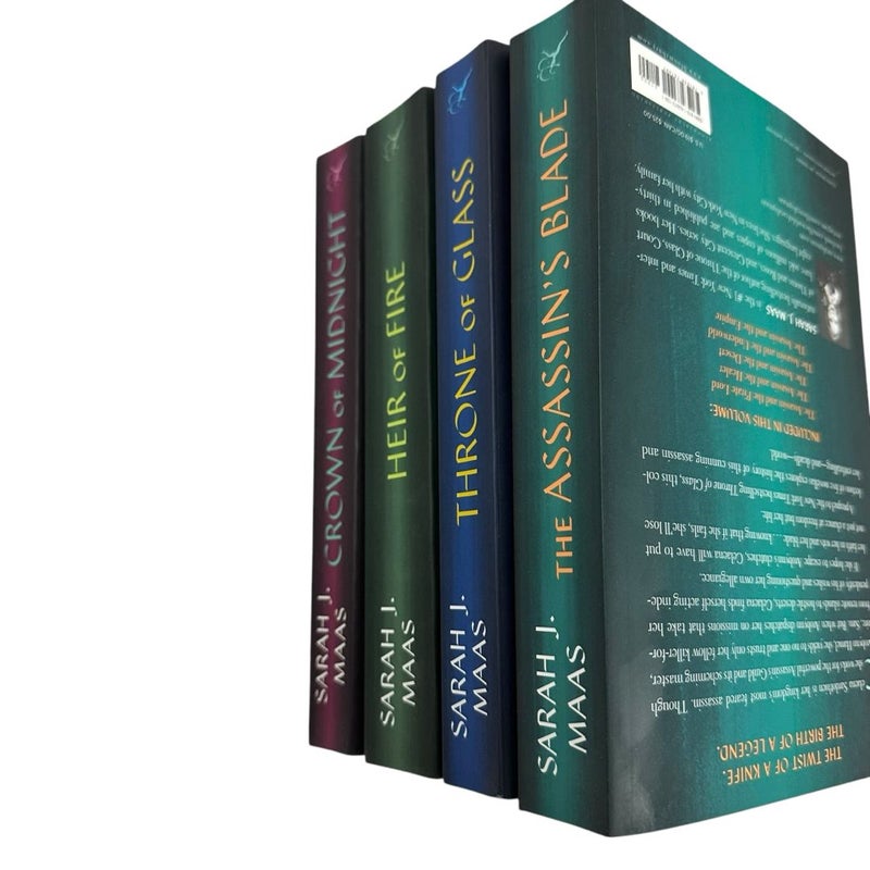 Throne of Glass Series Books 1-4 By Sarah J. Maas