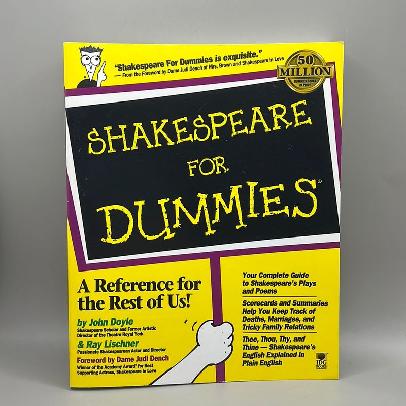 Shakespeare for Dummies