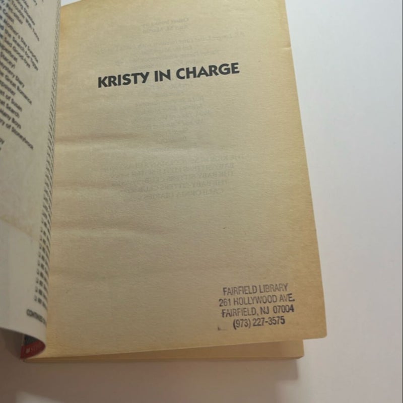 Kristy in Charge