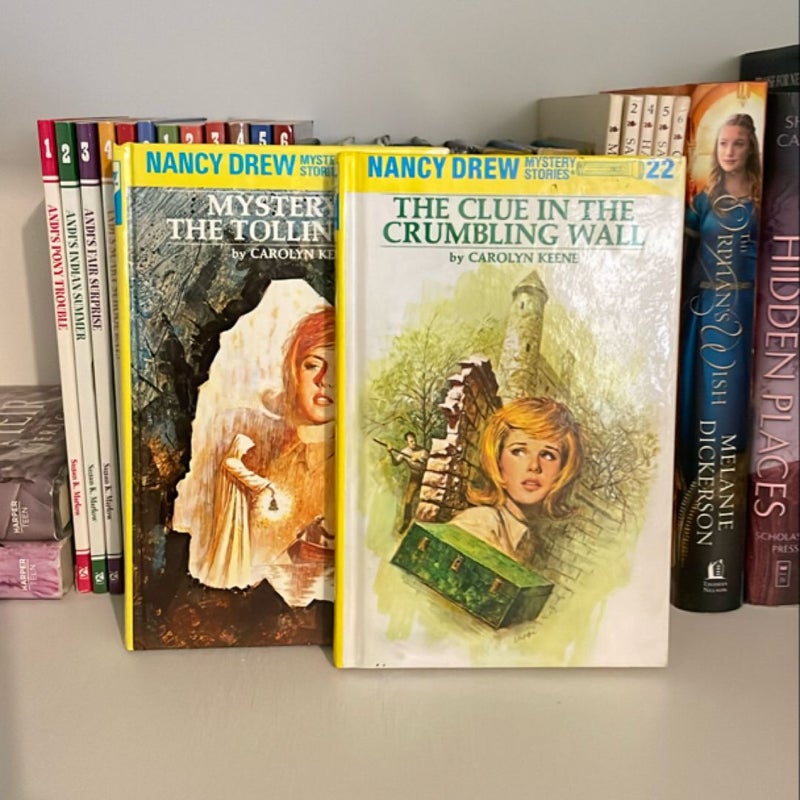 Set of 2 Nancy Drew books! 22 and 23