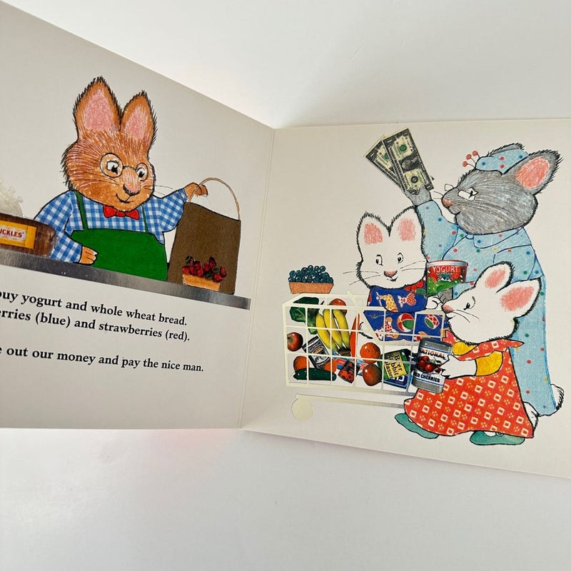 Baby Max and Ruby, Shopping, Peek-A-Book book bundle