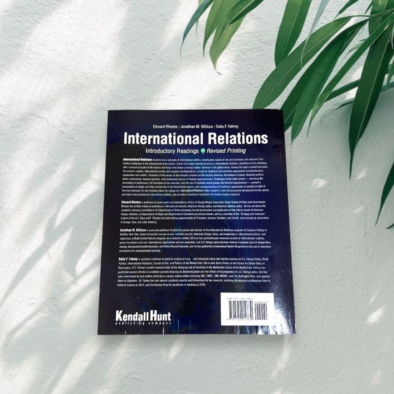 International Relations: Introductory Readings 