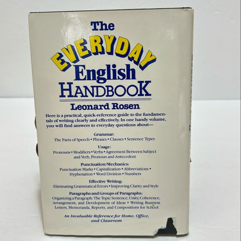 The everyday English handbook The everyday English handbook