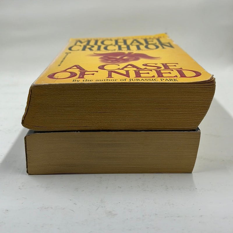 Michael Crichton Paperbacks