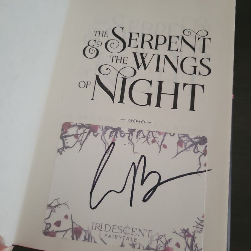 The Serpent and the Wings of Night (Iridescent Fairytale Edition/Signed)