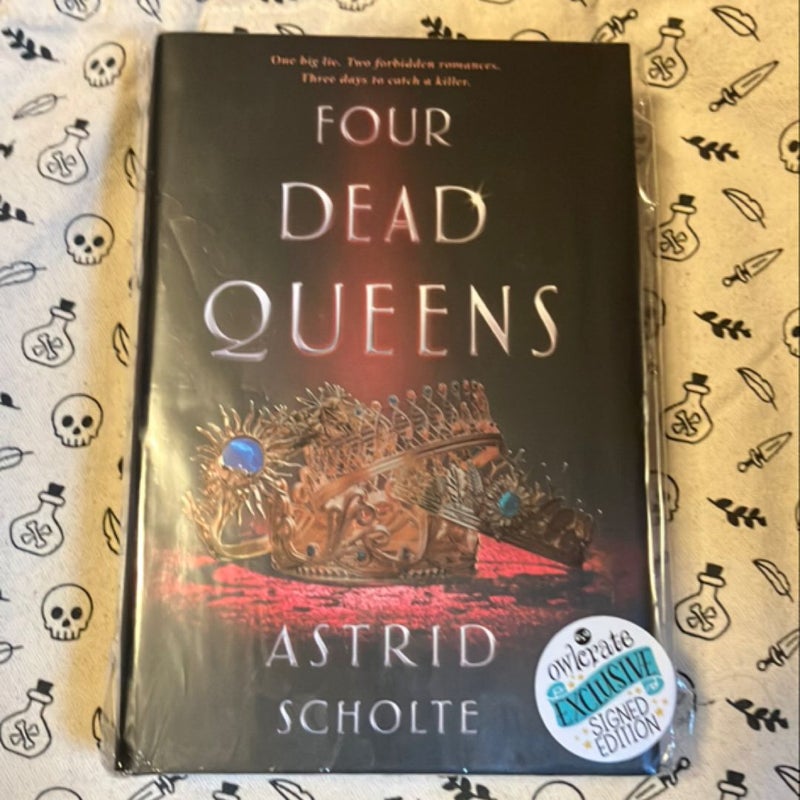 Four Dead Queens * OWLCRATE * SIGNED *