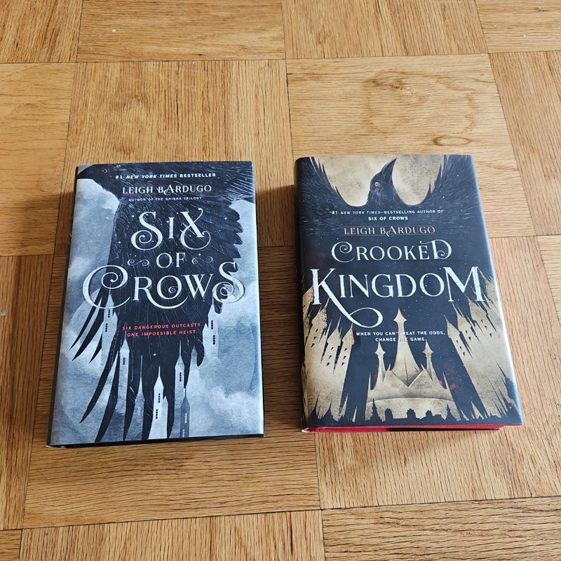 First Edition Six of Crows Duology with Sprayed Edges by Leigh Bardugo