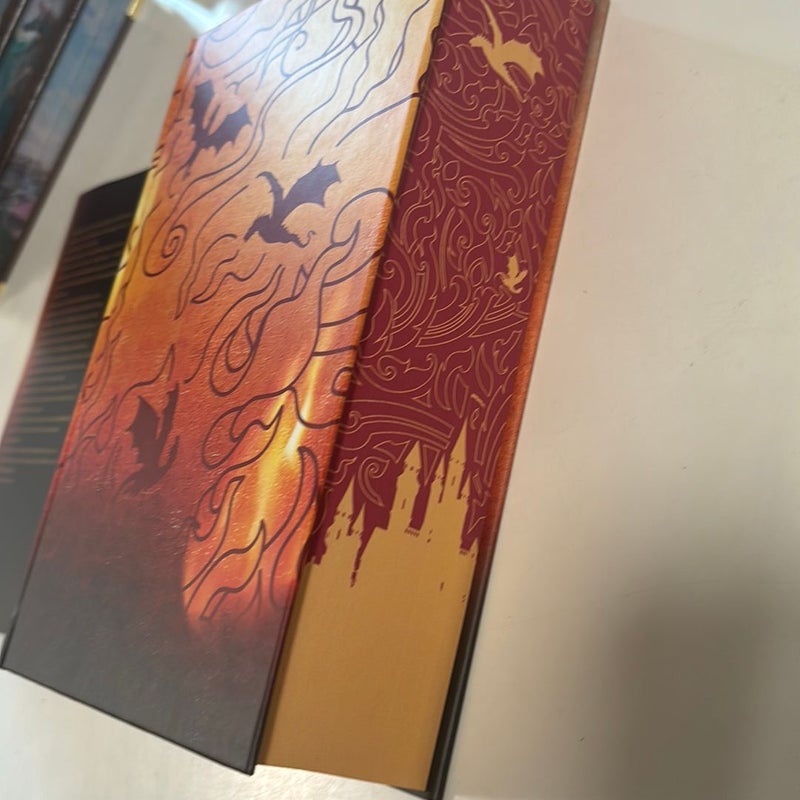 Fourth Wing & Iron Flame (Netherlands Editions w/ sprayed Dragon edges)