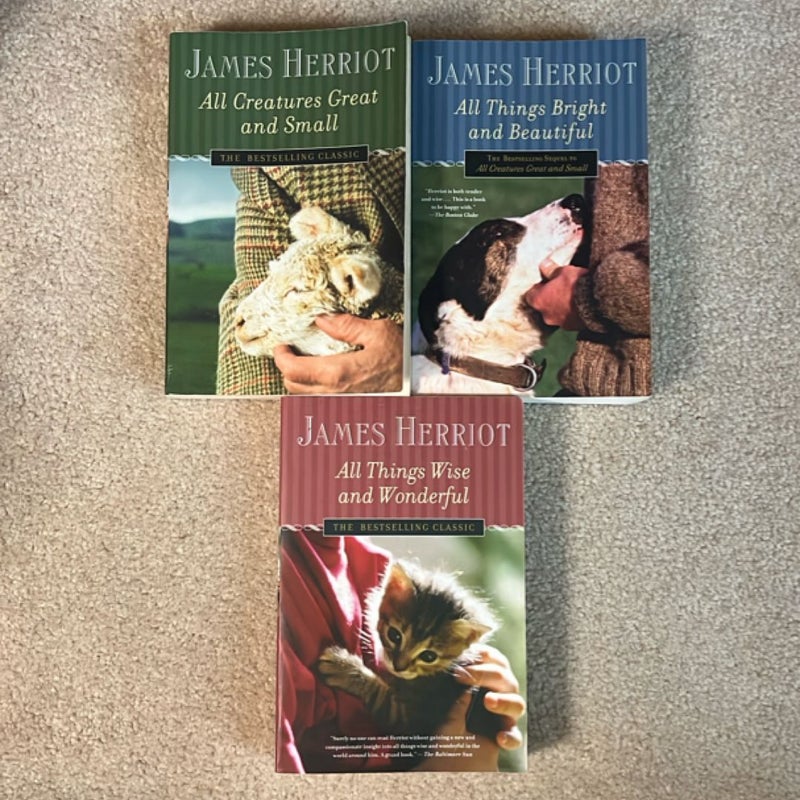 James Herriot 3 Book Bundle