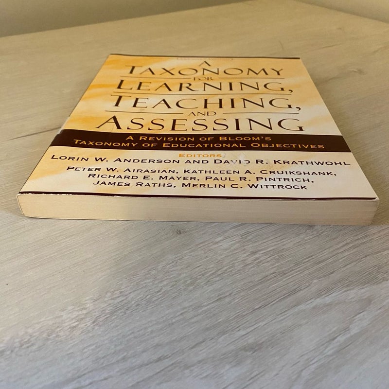 A Taxonomy for Learning, Teaching, and Assessing by Lorin