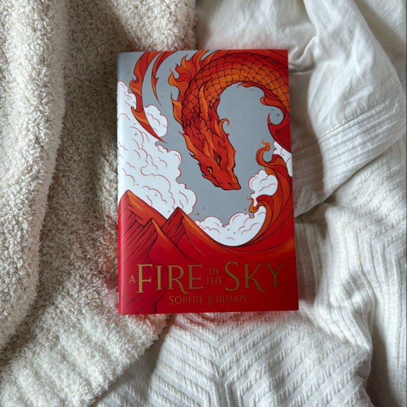 A Fire in the Sky ** SIGNED Fairyloot edition 