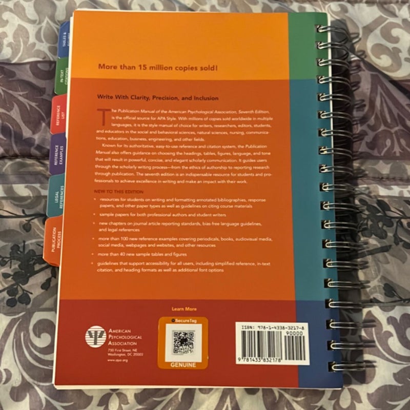 7th Edition Publication Manual of the American Psychological Association