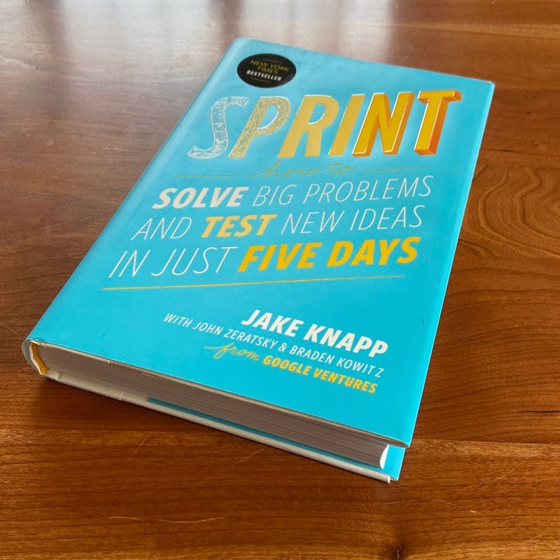 Sprint by jake knapp hardcover pangobooks
