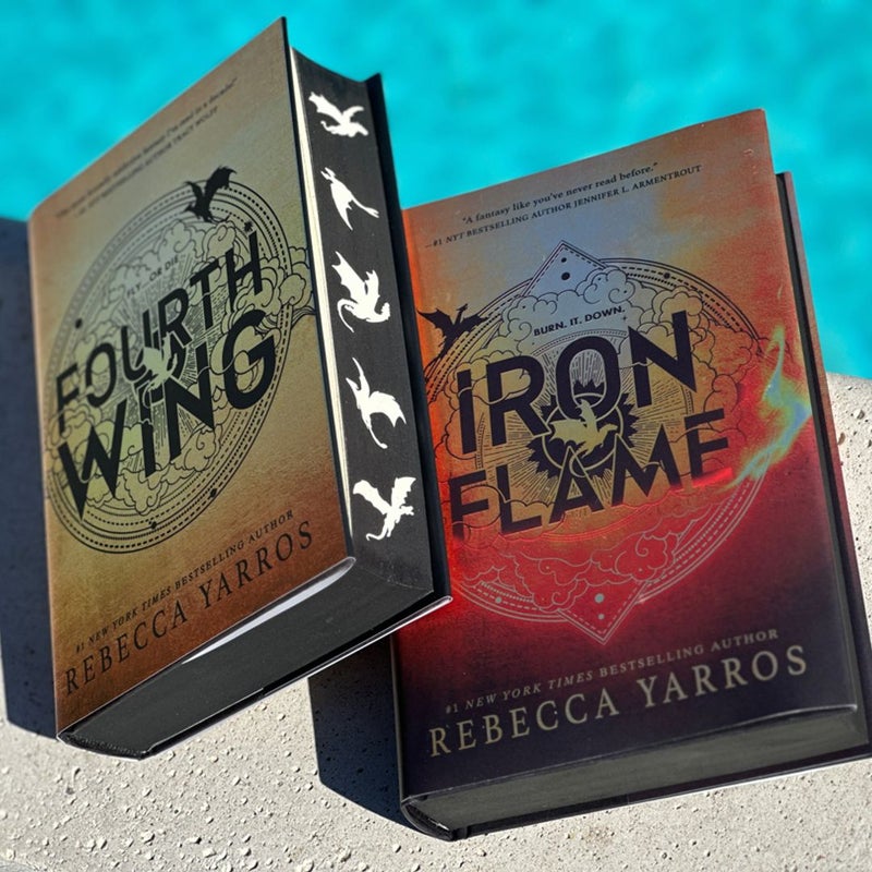 Fourth Wing and Iron Flame First Editions Two Books Bundle 