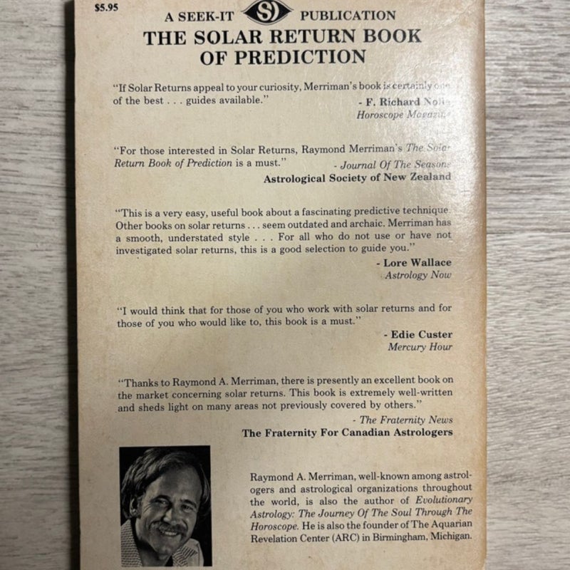 Solar Return Book of Prediction