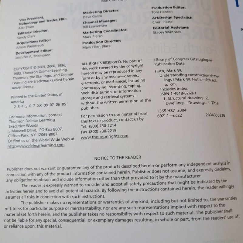 Understanding Construction Drawings 4th Edition 